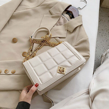 Bag PU Leather Women's Handbag Travel Chain Shoulder Messenger Bag