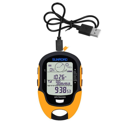 Handheld GPS Navigation Portable Digital Altimeter Barometer Compass Locator LED
