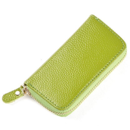 Vintage Genuine Leather Wallet Men Key Holder Organizer Multifunction Covers Bag
