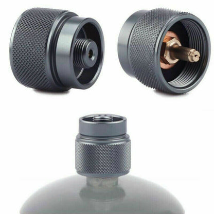 1 Lb Adapter Camping Propane Small Gas Tank Adapter Input Lindal Output Stove
