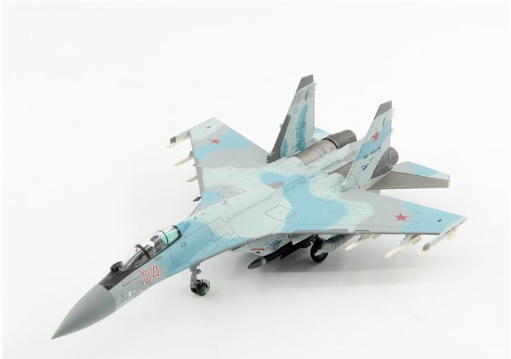 HOT-BLOODED Russia SU-35 Super Flanker 1/100 diecast plane model aircraft