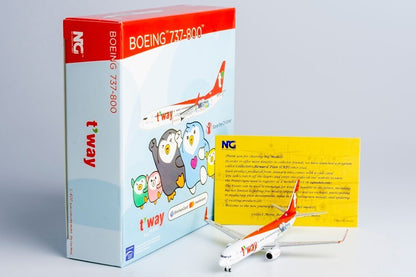 1:400 NG Model TwayAir BOEING 737-800 Passenger Airplane Diecast Aircraft Model