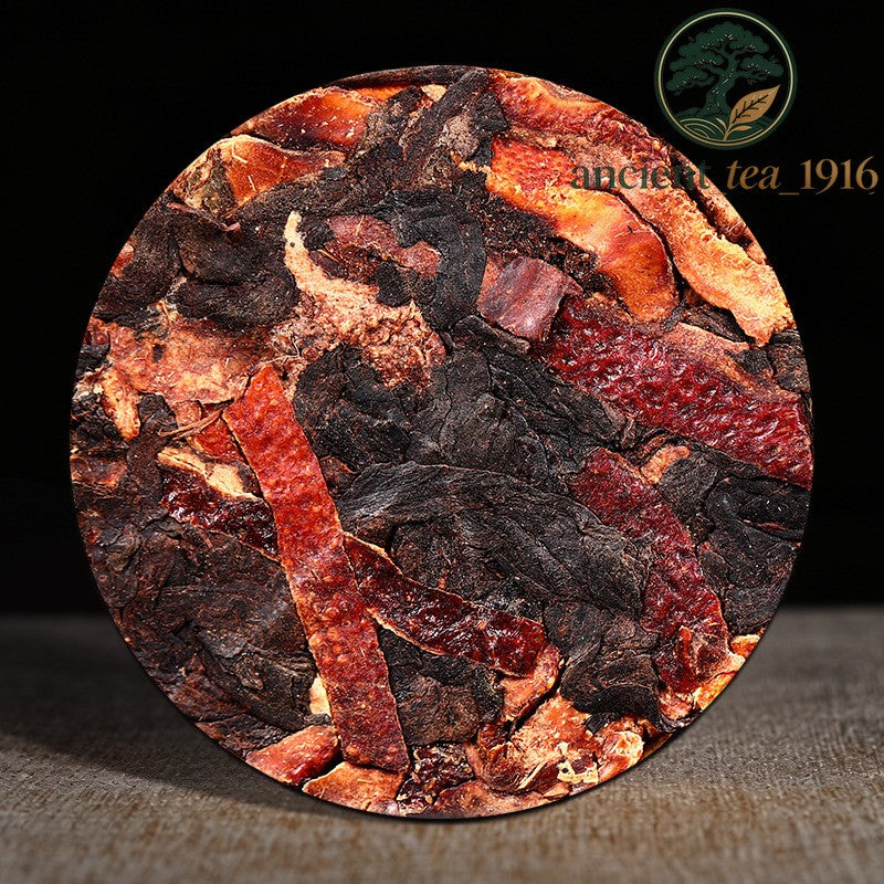 50g Small Tea Cake Chenpi Pu'er Tea Cake Yunnan Ripe Tea Pu'er Tea