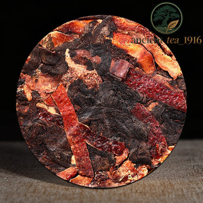 50g Small Tea Cake Chenpi Pu'er Tea Cake Yunnan Ripe Tea Pu'er Tea