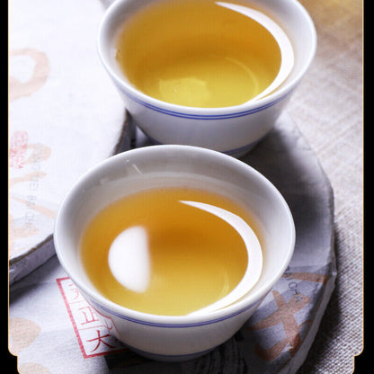 200g Top Yunnan Old White Tea Big Leaf Weight Loss Healthy Drink White Tea Cake