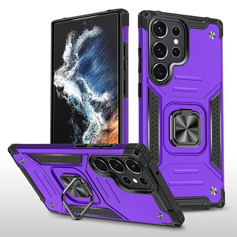 Suitable for Samsung S20 Keng armored sergeant anti-fall ring mobile phone case