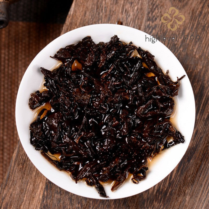 250g 2023 Ripe Puer Tea Brick Menghai High Mountain Arbor Jujube Aroma Tea