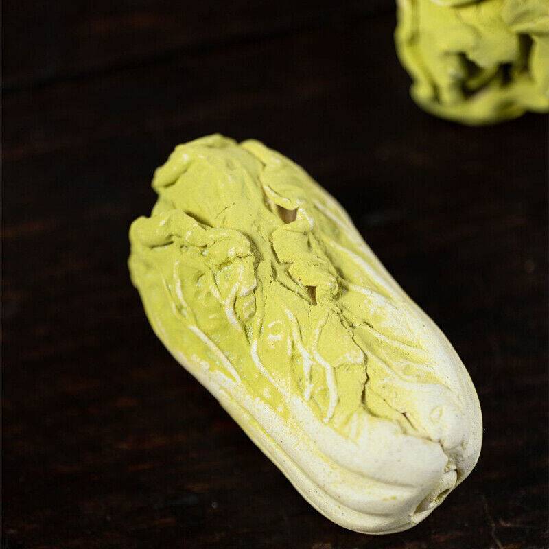 Chinese Cabbage Vivid Handmade Artware Zisha Purple Clay Tea Pet Wealth Bring