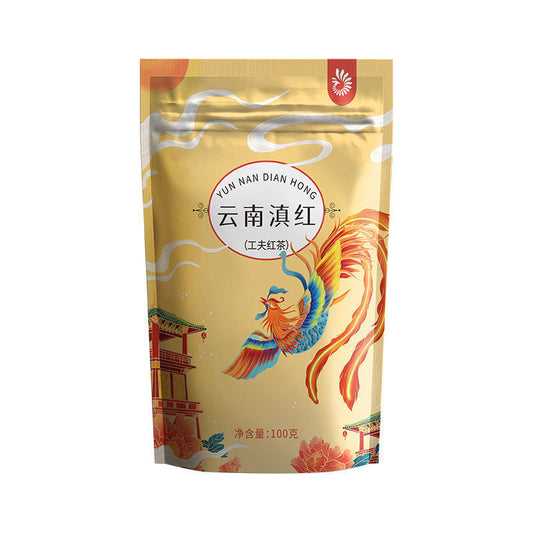 Dian Hong Tea Old Traditional Working Black Tea Leaves Strong Flavor Ration Tea