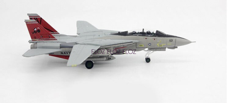 for TEERBO for US Navy F14B carrier for TOMCAT fighter F-14 1/100 plane model
