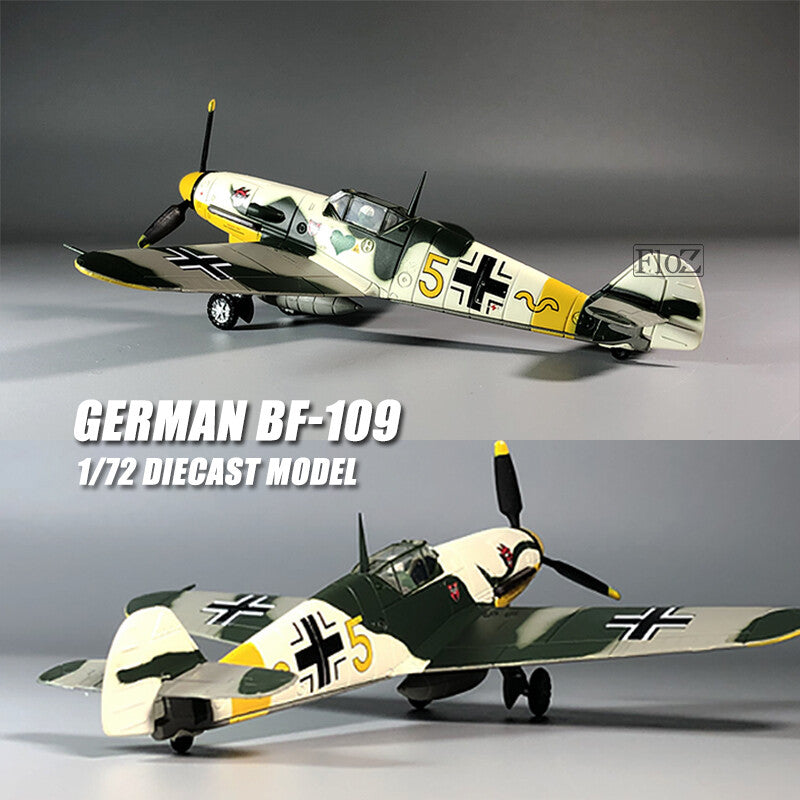 WWII GERMAN BF-109 1/72 diecast plane model aircraft WLTK