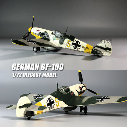 WWII GERMAN BF-109 1/72 diecast plane model aircraft WLTK