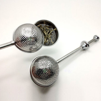 Stainless Steel Tea Infuser Leaf Strainer Herbal Mesh Loose Filter Diffuser New