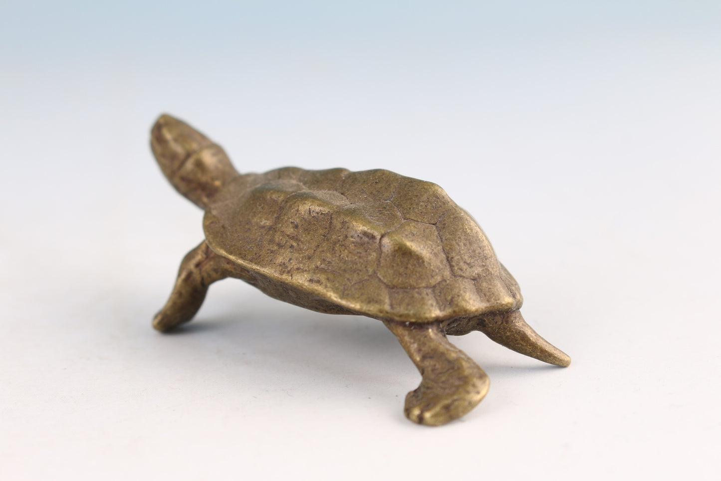 Chinese bronze hand casting turtle tortoise statue collectable figure tea pet