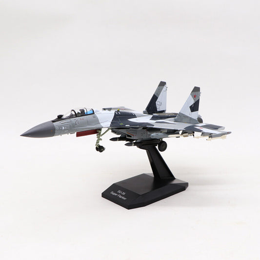 1/100 Russian Su-35 Super Flanker Fighter SU-35 alloy military aircraft model 21