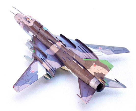 1:72 JC Wings Su-17M4 Afghan War, Bagram Airfield Fighter Diecast Boomber Model