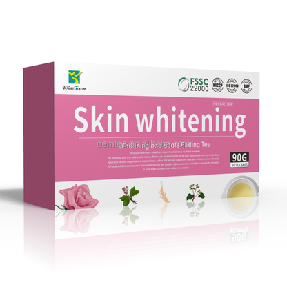 New Fashion skin whitening tea Collagen Rose and lemon 7days Beauty tea 3g*30