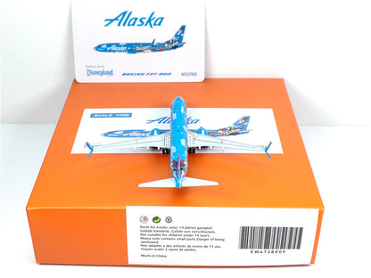 1:400 JC Wings ALASKA BOEING B737-800 Passenger Airplane Diecast Aircraft Model