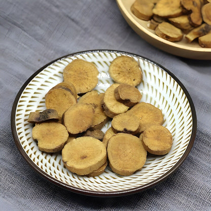 250g High Quality Parched White Peony Root Slice, Chao Bai Shao