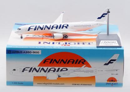 1:200 33CM InFlight FINNAIR AIRBUS A350-900 Passenger Airplane Diecast Model