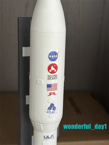 1/200 Scale USA Atlas-V Rocket Model for 2020 Perseverance Launch Mission Toy