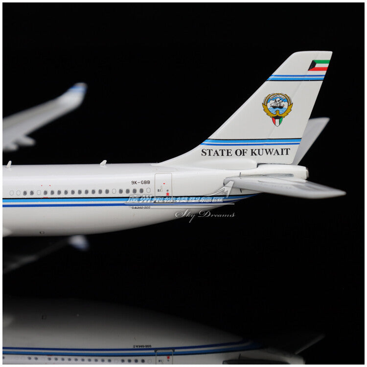 1:400 JC Wings State of Kuwait AIRBUS A340-500 Airplane Diecast Aircraft Model