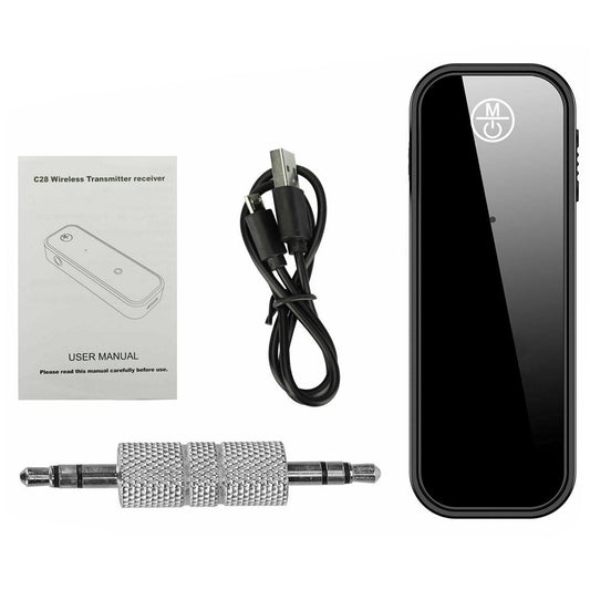 2 IN 1 Universal Bluetooth 5.0 Audio Transmitter Receiver Adapter With 3.5 Cable