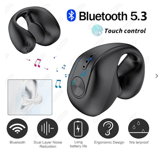 Outdoor Bone Conduction Headphones Wireless Earbuds Sport Headset Bluetooth 5.3