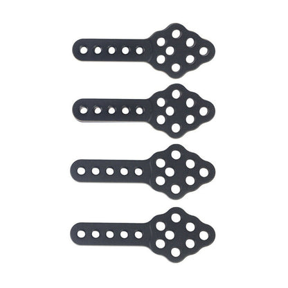 4Pcs 1/10 RC Aluminum Black Shock Absorber Mount For Axial SCX10 90046 D90 TRX4,