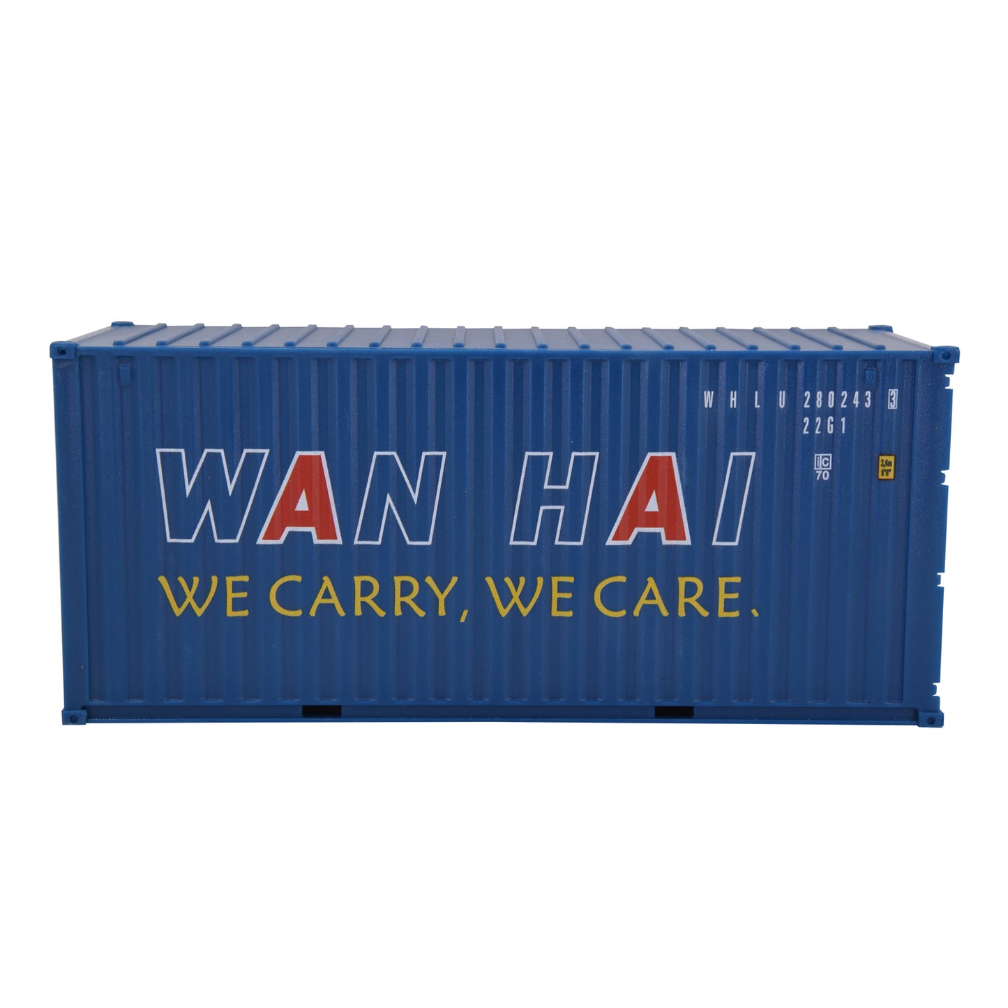 1:35 WAN HAI 20GP Shipping Container Model Plastic Office Home Decorate Toy