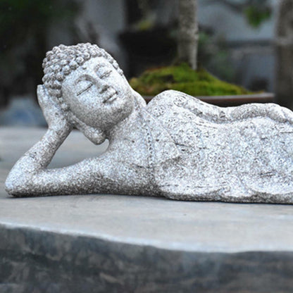 Zen Buddha Statue Asian Style Decor for Garden Porch Outdoor Decoration