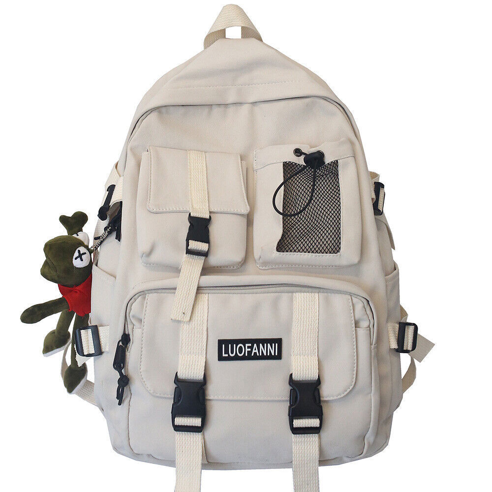 Women Nylon Backpack Travel Student School Bag Men Laptop Backpack Male Bags
