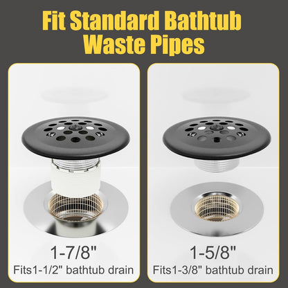 Trip Lever Tub Drain Kit, Bathtub Drains Stopper Replacement Set with Trip Lever