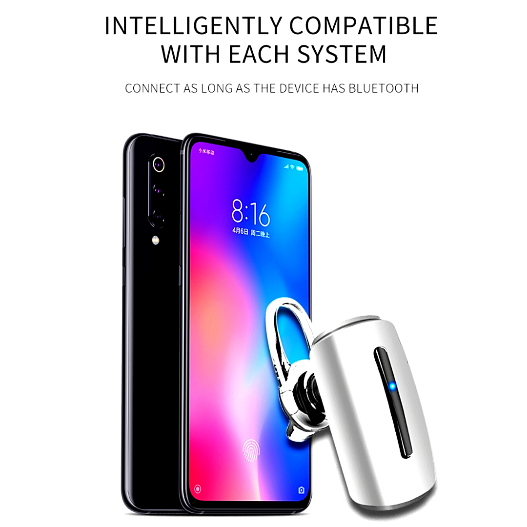 Wireless Bluetooth Handsfree Earphone Earbud Headset For Smart Phone Cell new**