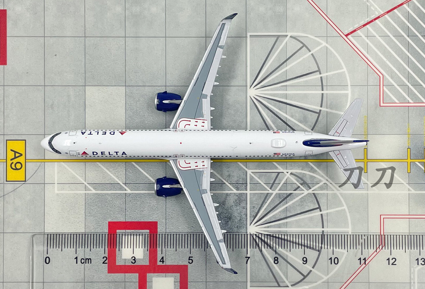 1:400 PandaModel DELTA A321neo N501DA Passenger Airplane Diecast Model