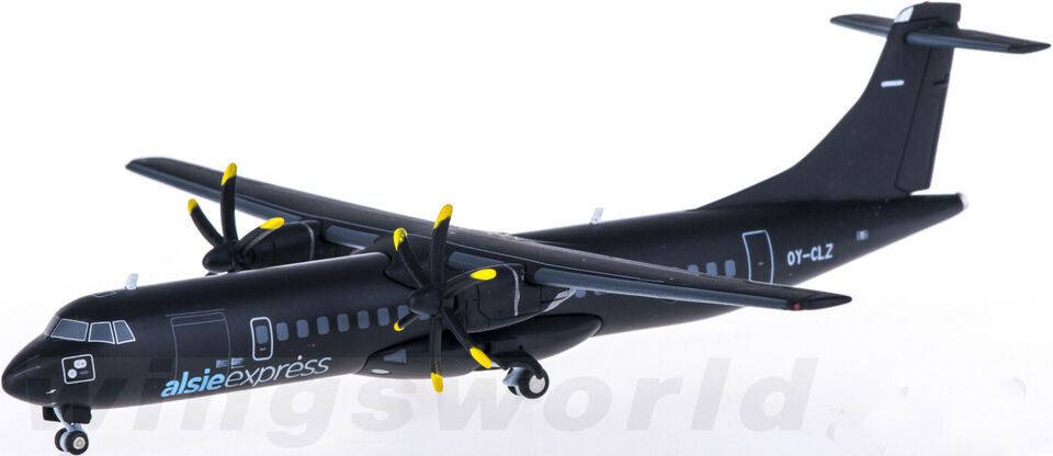 1:200 Herpa Alsie Express ATR-72-500 Passenger Aircraft Diecast Airplane Model