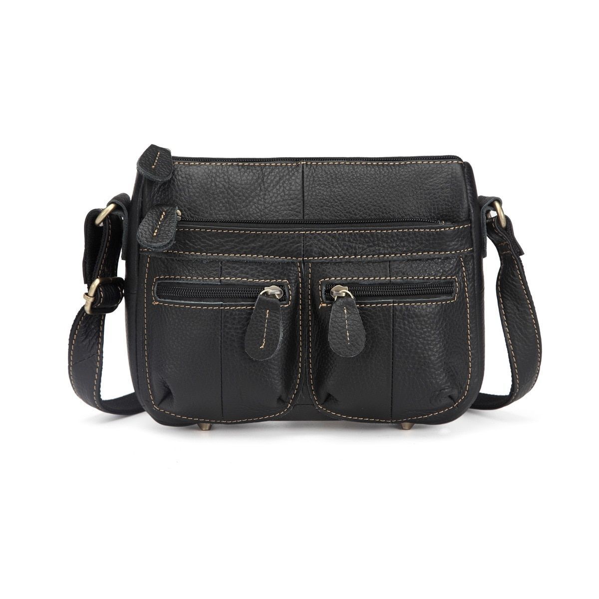 25*18*7 CM Leather Women Messenger Bags Small Shoulder Bag Vintage Crossbody 1PC