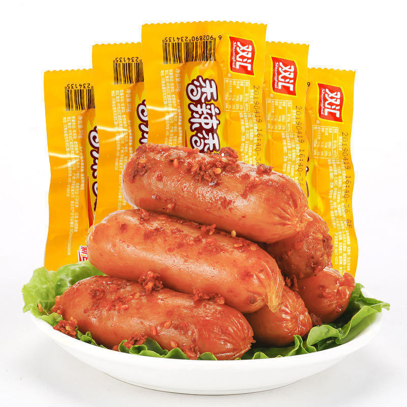 32g x 10 Bags Shuanghui Corn Hotdog Sausages Chinese Snack Food 双汇玉米热狗肠中国特产零食小吃