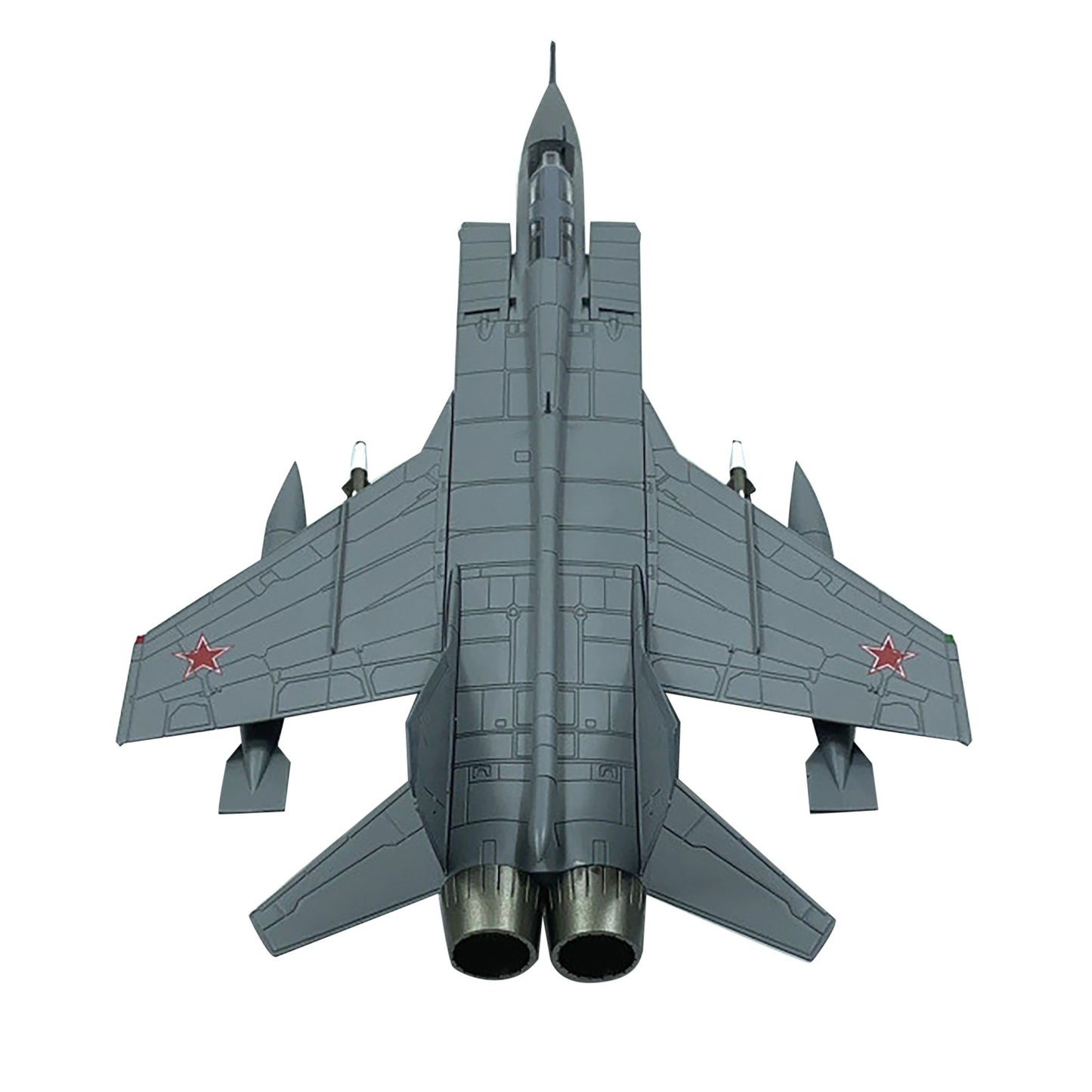 1/72 Scale MiG-31 Interceptor Aircraft Supersonic Fighter Metal Model Plane
