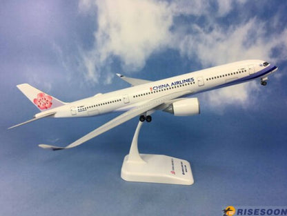 33CM 1:200 Risesoon China Airlines AIRBUS A350-900 Airplane ABS Plastic Model