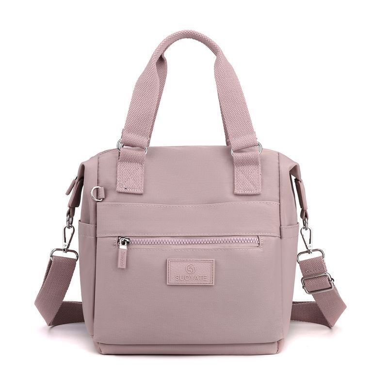 Durable Fabric Shoulder Bag Multi-pocket Messenger Bag Large Shopping Purse 1PC