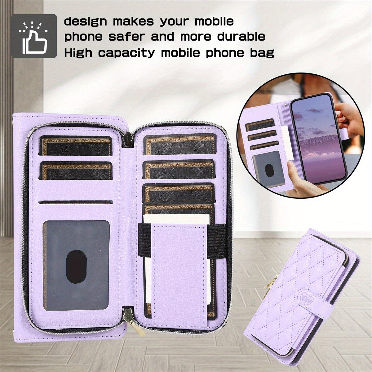 PU Leather Plaid Purses Flip Wallet Case for iphone 11 12 13 14 15 16 Pro Max