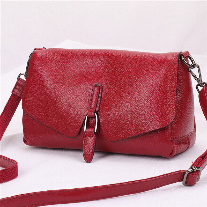 Pure Leather Handbag Shoulder Messenger Bag Female Layer Leather Portable Bag