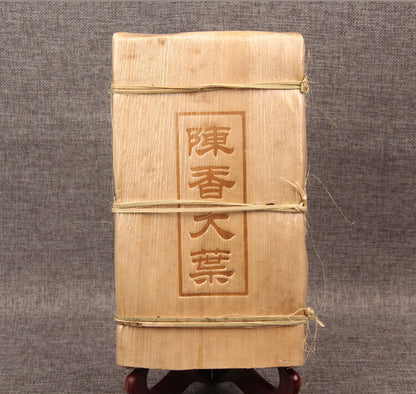 Big Leaf Pu-erh Tea Bamboo Shell Old Pu'er Tea Brick 1000g Yunnan Ancient Tree