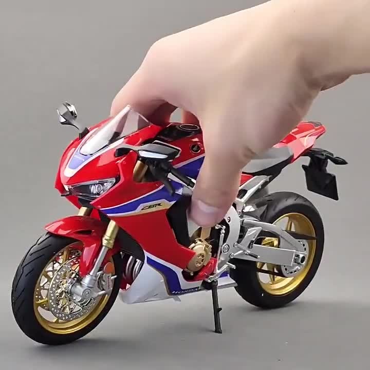 1/9 Honda CBR1000RR HRC Motorcycle Model Diecast Toy Car for Boys Toys Black