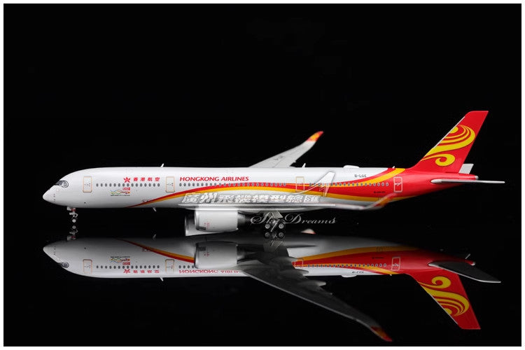 1:400 JC Wings HONGKONG AIRLINES AIRBUS A350-900 Passenger Plane Diecast Model