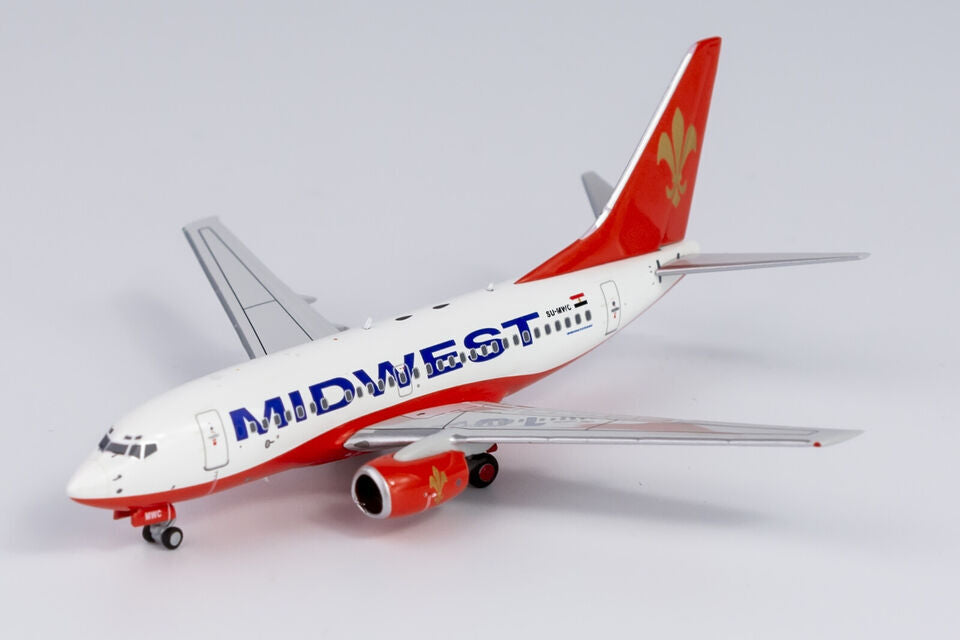1:400 NG Model MIDWEST BOEING 737-600 Passenger Airplane Diecast Aircraft Model