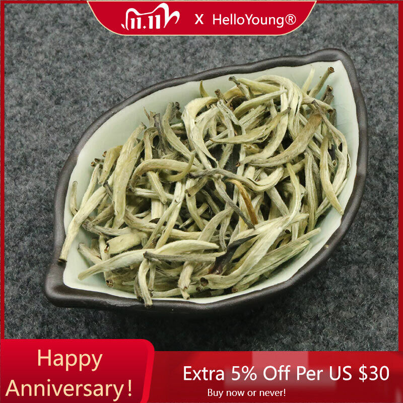 Healthy Drink Bai Hao Yin Zhen Kungfu Tea Premium Spring Silver Needle White-