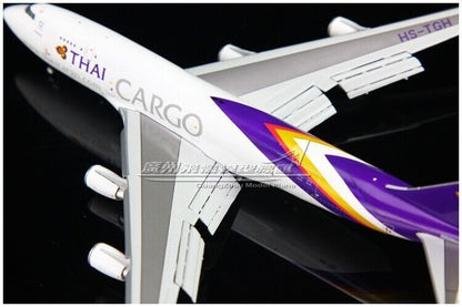 1:400 JC Wings THAI CARGO BOEING 747-400BCF Airfreighter Flap Down Diecast Model