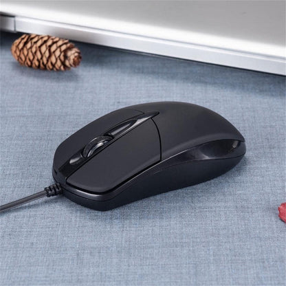 USB 2.0 Optical Wired Scroll Wheel Mouse PC Laptop Notebook Desktop Black Lot